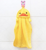 Soft Children's Cartoon Animal Hanging Wipe Bath Face Towel Baby Hand Towel