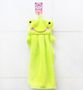 Soft Children's Cartoon Animal Hanging Wipe Bath Face Towel Baby Hand Towel
