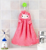 Soft Children's Cartoon Animal Hanging Wipe Bath Face Towel Baby Hand Towel